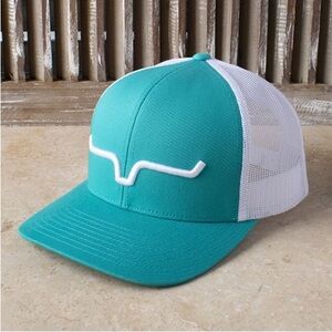 Kimes Trucker Hat - Blue and White